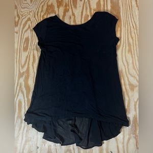 Kim & Cami black top with flowy detail